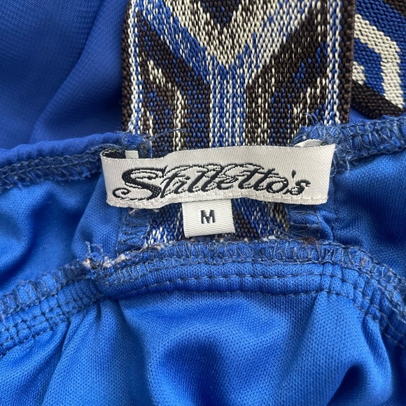 Electric Blue Racer Back Dress by Stiletto’s - Picture 3 of 3